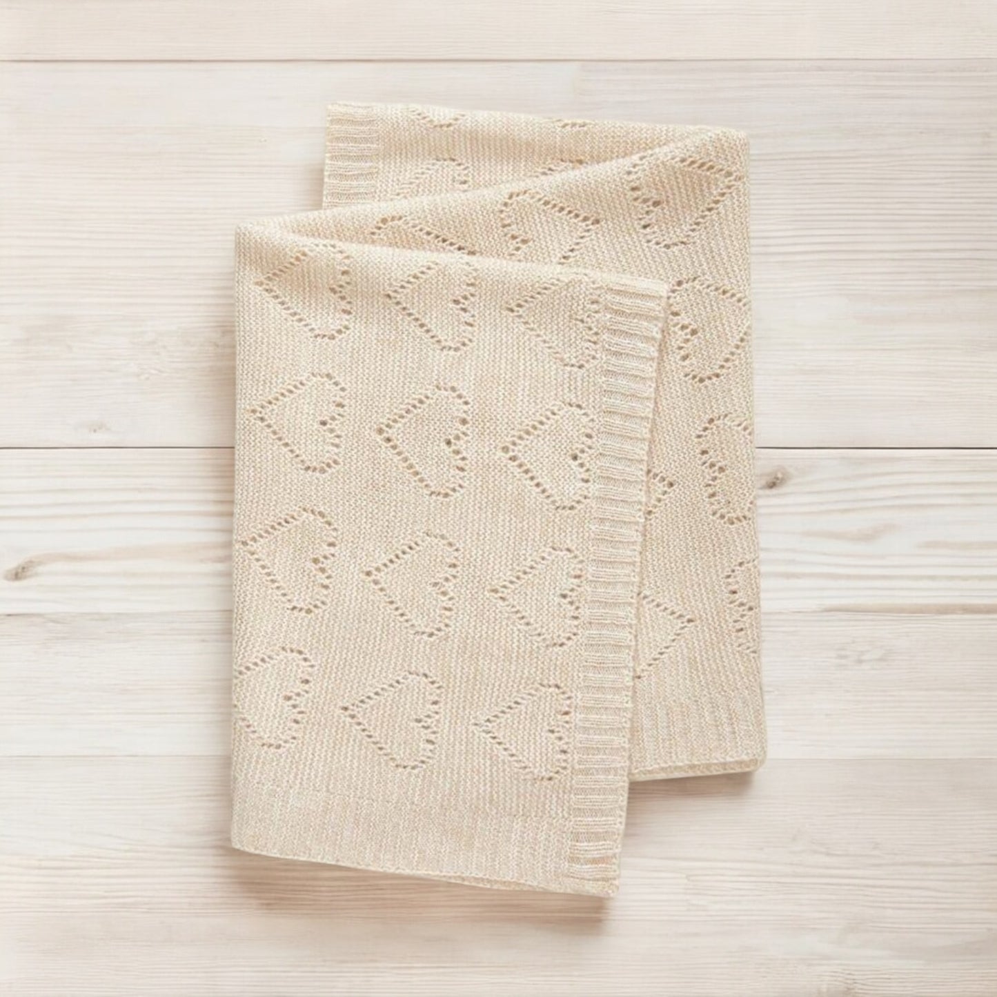 K25-02 Kuschelige Baby Strickdecke – Stilvoll und warm