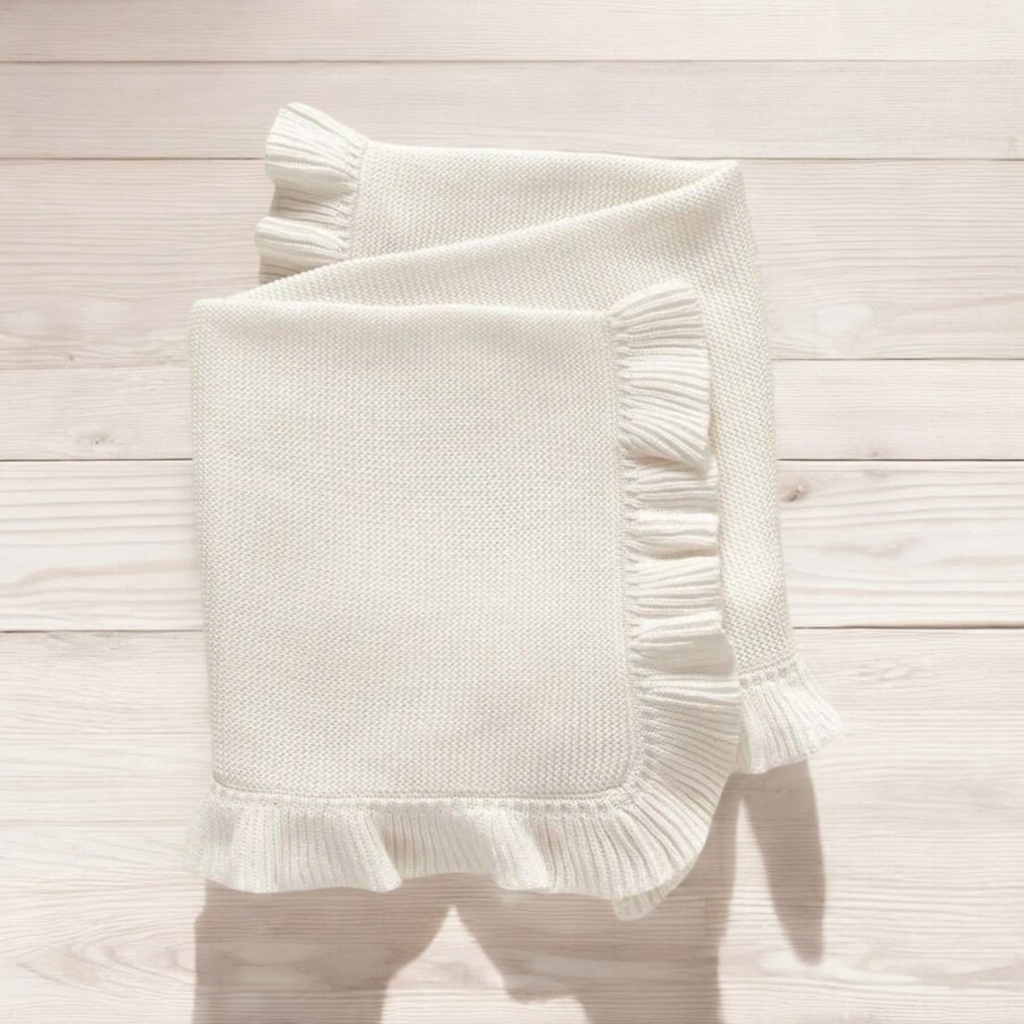 K25-03 Kuschelige Baby Strickdecke – Stilvoll und warm