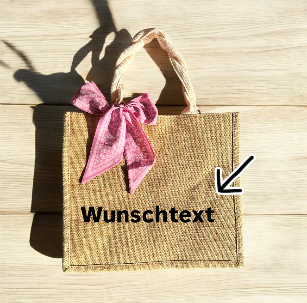 L25-00 Deine personalisierte Jutetasche – Praktisch & einzigartig