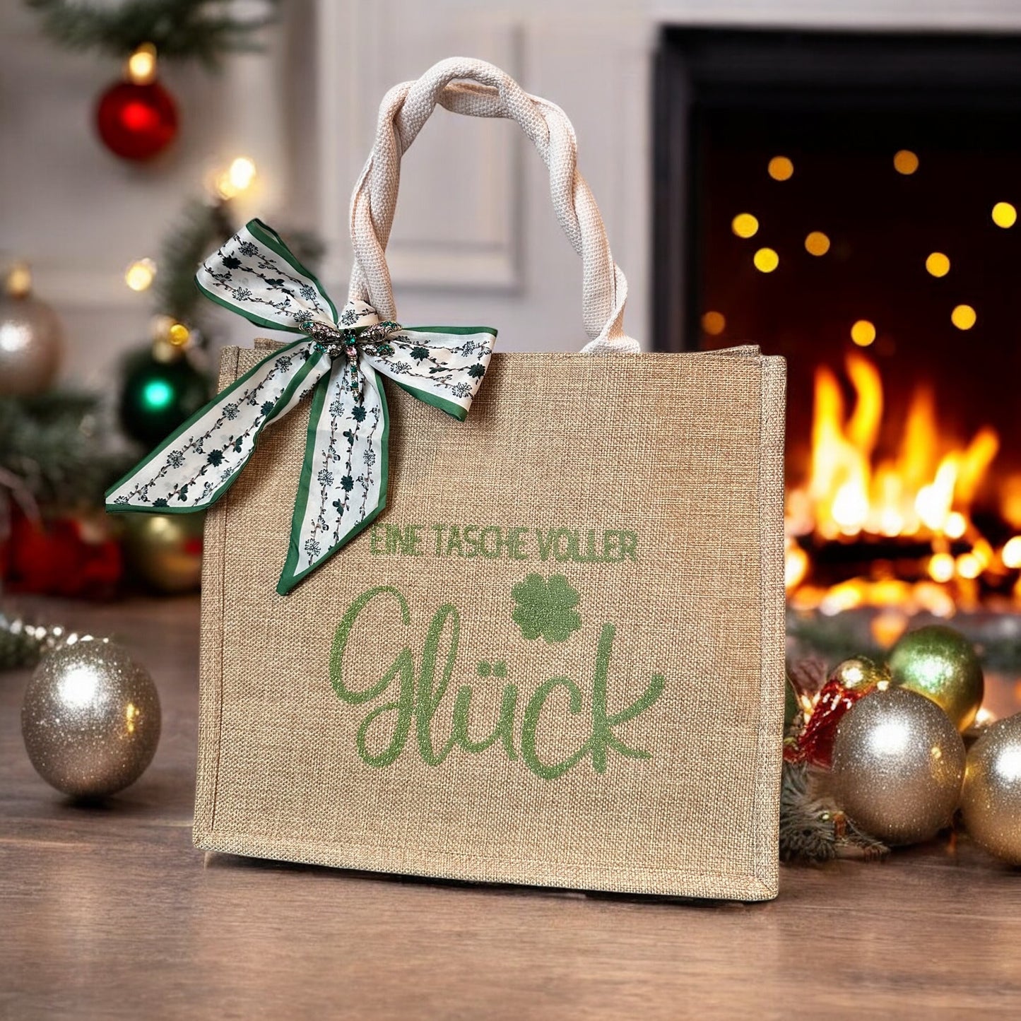 L25-01 Deine personalisierte Jutetasche „Tasche voller Glück“