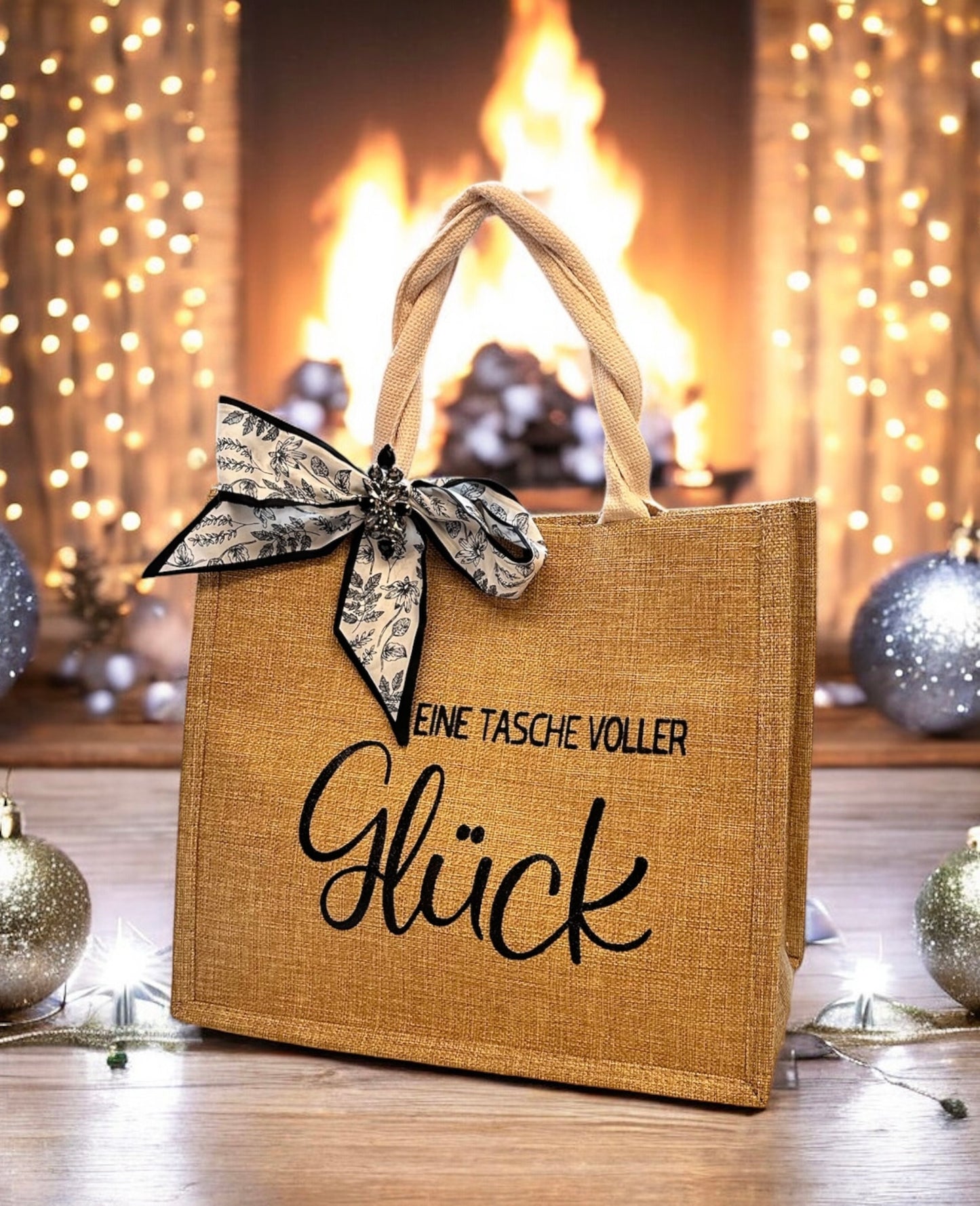 L25-02 Deine personalisierte Jutetasche „Tasche voller Glück“