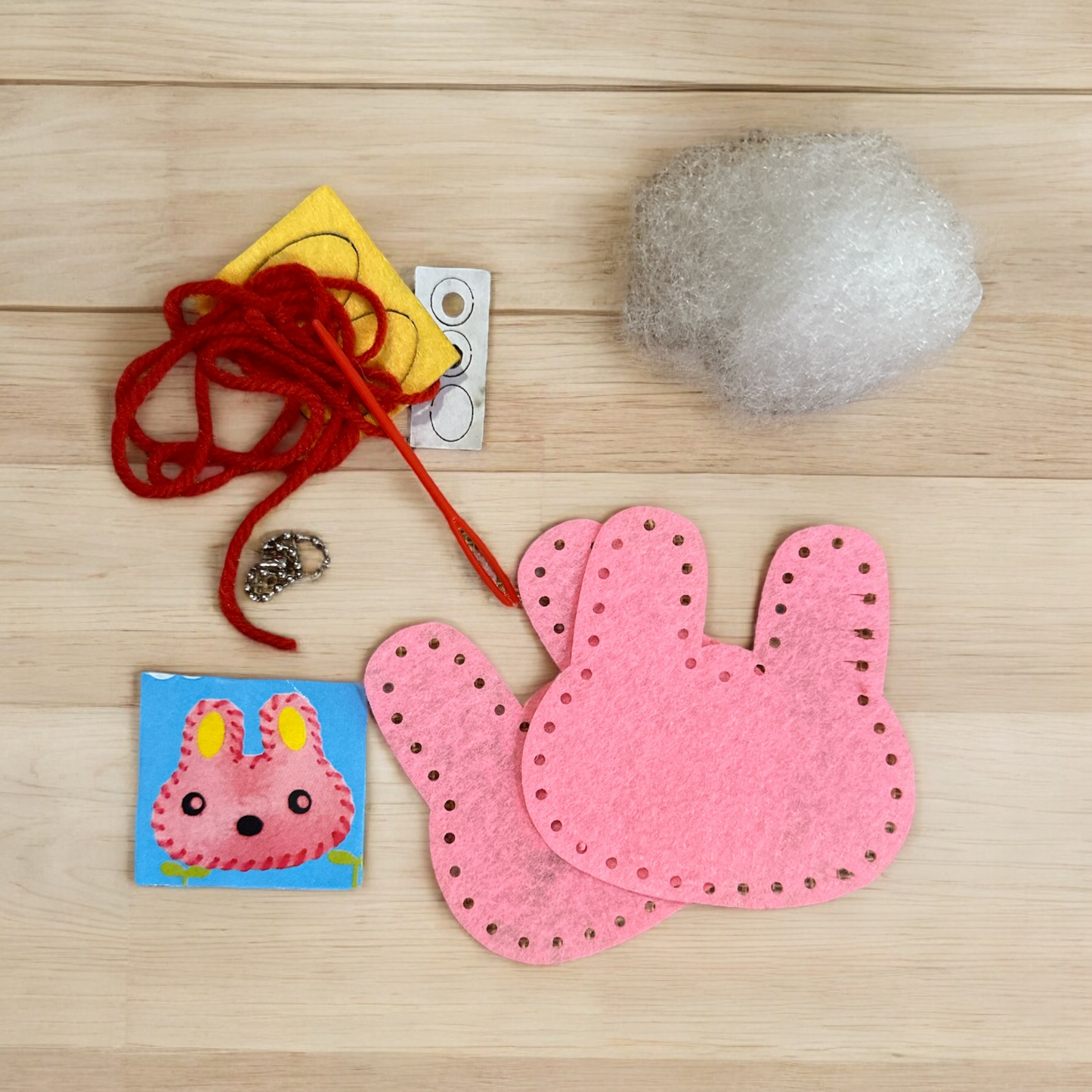 K25-07 Tieranhänger zum Selbernähen – Kreativspaß für Kinder