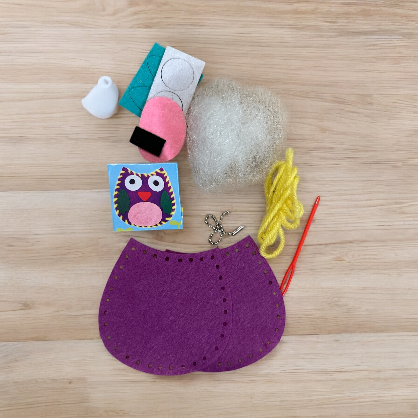 K25-08 Tieranhänger zum Selbernähen – Kreativspaß für Kinder