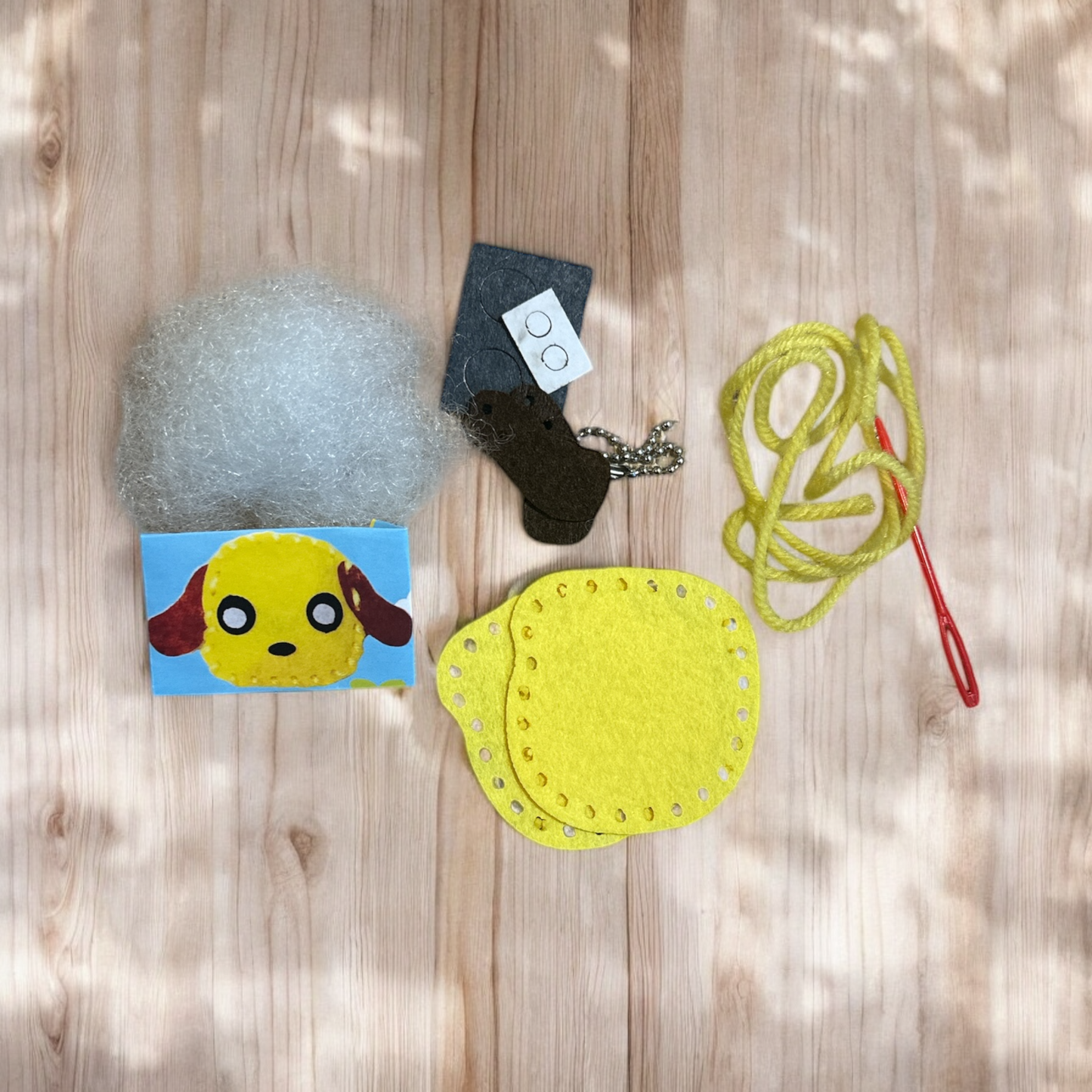 K25-09 Tieranhänger zum Selbernähen – Kreativspaß für Kinder