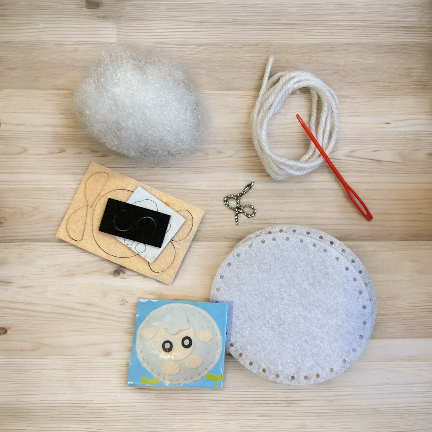 K25-14 Tieranhänger zum Selbernähen – Kreativspaß für Kinder