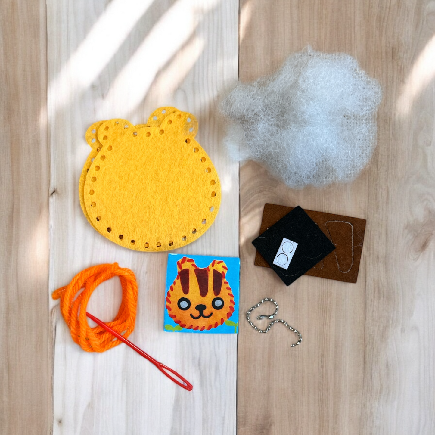 K25-16 Tieranhänger zum Selbernähen – Kreativspaß für Kinder